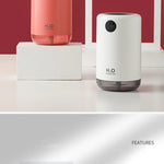 Home Table Wireless Ultrasonic Air Humidifier, Portable Mini Aroma Water Mist Diffuser, Battery Life Show, 500ml, 2000mAh
