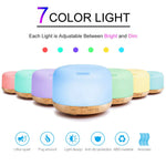 Air Humidifier Essential oil Diffuser 300ML 500ML Ultrasonic Cool Mist Maker Fogger Humidifier LED Lamp Aroma Diffuser Electric