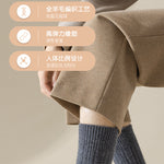 93.5% Merino Wool Socks Warm Hiking Cushion Crew Socks For Men Women Breathable Wool Sports Socks Moisture Wicking Euro Size