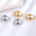 Stainless Steel Star Hoop Earrings for Women Girls Vintage Simple Zircon Paved Earrings Daily Wearing Party Fashion Jewelry Gift