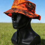 Camouflage Bucket Hat for Men Women, Outdoor Sun Protection Fishing Cap, Breathable Jungle Camo Fisherman Hat for Hiking Camping