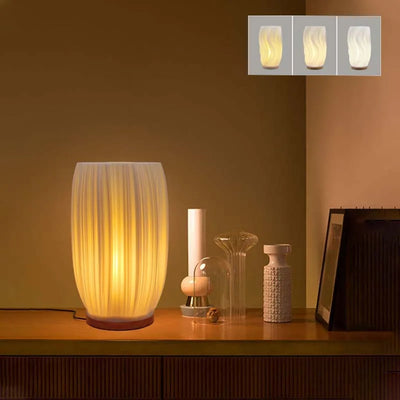 Lámparas de mesa LED nórdicas USB táctiles regulables E27 de 3 colores para lectura, dormitorio, sala de estar, mesita de noche, arte, decoración del hogar, luces de escritorio