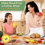 Tabla de cortar de bambú de 4 piezas Tabla de cortar de cocina multiusos para el hogar Frutas Queso Herramienta de cocina