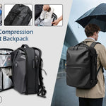 BANGE Lightweight 15.6 inch Laptop Backpack Waterproof USB Charge Port Multifunctional Travel Hiking School Bag Mochila for Men