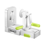 Vegetable Spiralizer with 5 Stainless Steel Blades Best Veggie Spiral Slicer Curly Fry Chopper Cutter Pasta Spaghetti Maker