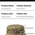 Camouflage Gen 2 Tactical Boonie Hat Sun Protection Round Brim Hat for Cycling, Summer Military Training, Outdoor Fisherman Hat
