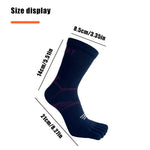 1/5 Pairs Athletic Sport Socks Toe Fitness Compression Sweat-Absorbing Bicycle Outdoor Hiking Five Finger Short Socks 4 Seasons