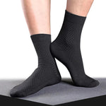 5/10/15 Pairs Men's Business Casual Socks Middle Tube Compression Spring Autumn Black Business Casual Sox Man Dress Sock Gifts
