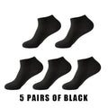 5 Pairs Black