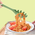 6-Piece Silicone Kitchen Utensil Set: Chinese Spatula, Soup Ladle, Slotted Turner, Pasta Spoon, Salad & Honey Scrapers for Non-S