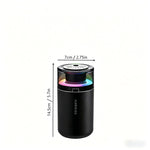 High Mist Output USB Humidifier with Long Battery Life, Quiet Air Purifier & Aroma Diffuser, Desktop Hydrator for Dorm