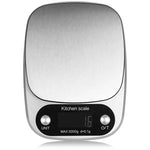 Básculas electrónicas de alta precisión de 5 kg/10 kg para el hogar, básculas digitales de cocina con pantalla LCD, básculas de banco portátiles para cocinar y hornear