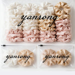 33PCS Hair Scrunchies,Satin Silk Hair Ties Ropes Ponytail Holder For Women Classic Elastic Hair Bands Ropes Girls Hair Accessori