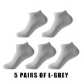 5 Pairs L-Grey