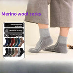 Merino Wool Thermal Socks Autumn Winter Warm Ski Hiking Snowboarding Climbing Compression Sports Socks Thick Merino Wool Socks
