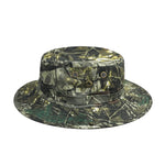 Camouflage Bucket Hat for Men Women, Outdoor Sun Protection Fishing Cap, Breathable Jungle Camo Fisherman Hat for Hiking Camping