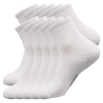 5/10/20 Pairs New Cool Men Black White Warm Socks Set Autumn Winter Male Solid Color Sport Short Socks For Men Dropshipping