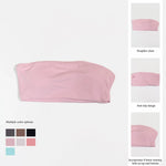 Ctenkevet Summer Women's Strapless Sports Bra Female Quick-Drying Tube Top Yoga Gym Workout Fitness Chest Wrap Underwear Woman