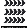 15 PAIRS BLACK
