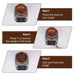 Básculas electrónicas de alta precisión de 5 kg/10 kg para el hogar, básculas digitales de cocina con pantalla LCD, básculas de banco portátiles para cocinar y hornear