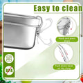 Stainless Steel Lunch Box for Kids And Adults, Portable Leak-Proof Bento Box, Travel Food Meal Prep Container Dishwasher Safe