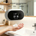 Rechargeable 400ml Automatic Foaming Soap Dispenser Wall Mounted Touchless Sensor Adjustable Foam LED Screen Bathroom Kitchen
