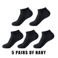 5 Pairs Navy