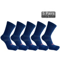 5 Pairs navy blue