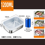 Caja de conservación de alimentos de acero inoxidable 316L con certificación LFGB, con tapa de silicona apta para congelador, recipiente para mantener frescos los vegetales
