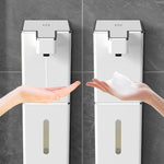 Dispensador de jabón automático sin contacto con sensor de inducción inteligente montado en la pared para cocina y baño