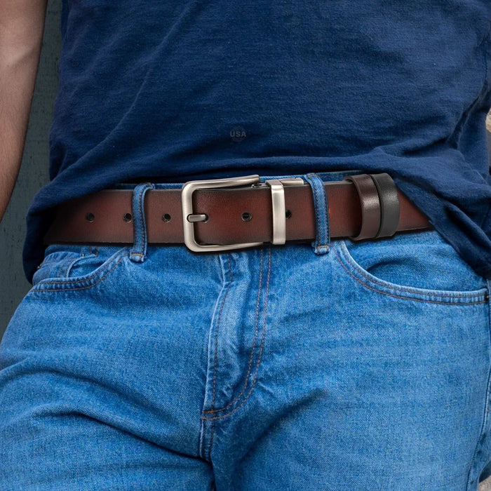 Men Leather Belt Automatic Buckle Pin Buckle High Quality Male Genuine Leather Strap Luxury Jeans for Men Men Accessori
