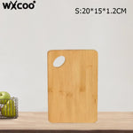 Juego de tablas de cortar de bambú de 3 piezas, tablas de picar multiusos gruesas para carne, verduras, fruta, tabla de cortar de bambú para cocina