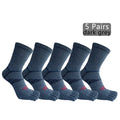5 Pairs dark grey