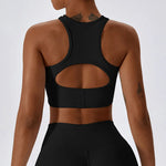 Women's Sport Bras Gym High Intensity Underwear Running Yoga Beautiful Back Dry Bras Shockproof Rib Workout Bra Seamless Fitness