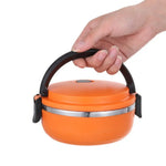 Termo para comida caliente de acero inoxidable con aislamiento al vacío para almuerzo y viaje