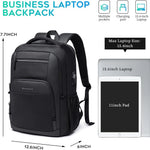 BANGE Lightweight 15.6 inch Laptop Backpack Waterproof USB Charge Port Multifunctional Travel Hiking School Bag Mochila for Men