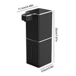 Dispensador de jabón automático sin contacto con sensor de inducción inteligente montado en la pared para cocina y baño