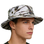 Camouflage Bucket Hat for Men Women, Outdoor Sun Protection Fishing Cap, Breathable Jungle Camo Fisherman Hat for Hiking Camping