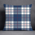 Funda de cojín de 45x45CM, patrón geométrico, poliéster, azul gris, funda de almohada, tapicería, cojín de sofá, almohada decorativa, funda de almohada para decoración del hogar.