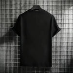 Men's T-shirt High Quality 100% Cotton Round Neck Short Sleeve Classic Black White Pure Color Tees Spring Summer Casual Cool Top