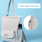 Waterproof Stylish Laptop Backpack women 13 13.3 14 15 15.6 inch  Korean Fashion Oxford Canvas USB College Back pack bag female