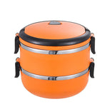 Termo para comida caliente de acero inoxidable con aislamiento al vacío para almuerzo y viaje