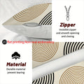 1/4pcs 2D Flat- Boho Mid-Century Modern Geometric  Throw Pillow Cover Home farmhouse outdoor decoration cushion cover