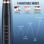 Limpiador dental ultrasónico, limpiador de dientes, eliminador de sarro dental eléctrico sónico para manchas y placa de dientes