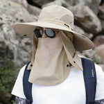 Adjustable Outdoor Fishing Hat Sunscreen Protection Breathable Sunshade Foldable Men Women Hiking Camping Casual Fishing Cap